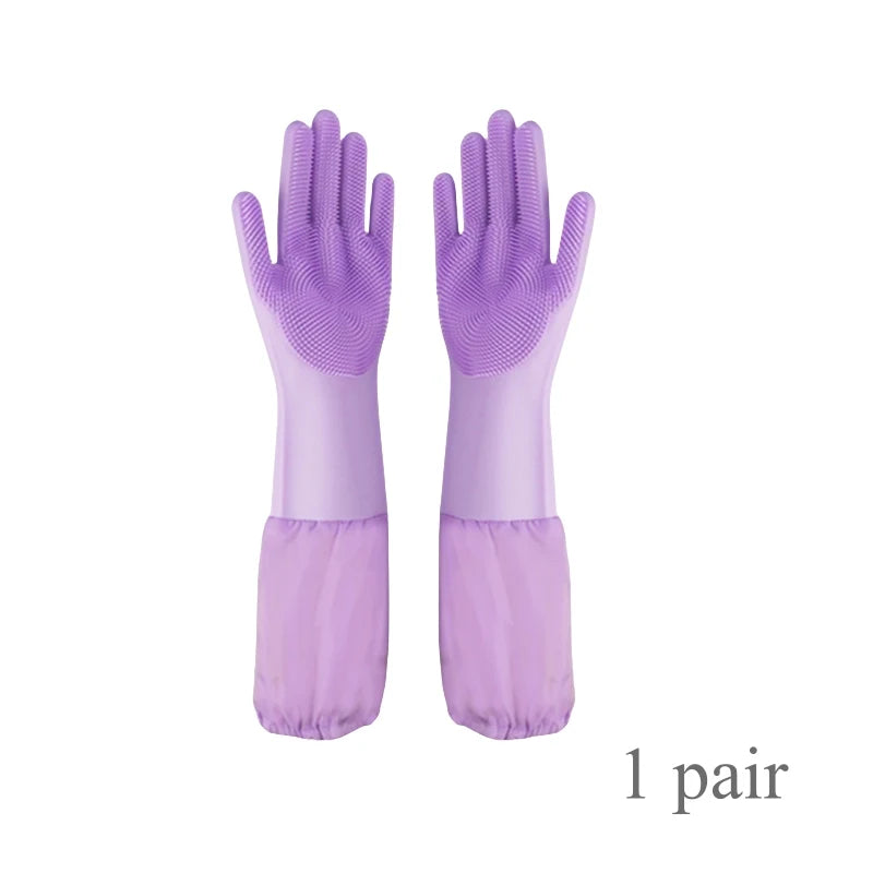 VIBOW Silicone Pet Grooming Gloves