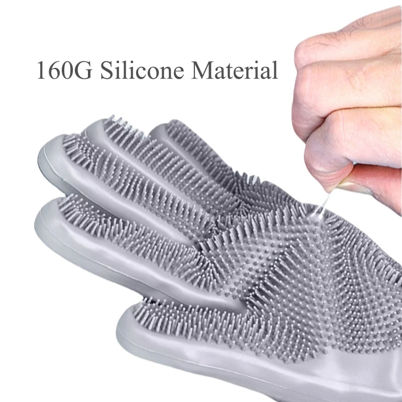 VIBOW Silicone Pet Grooming Gloves