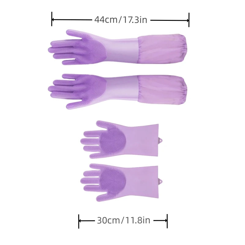 VIBOW Silicone Pet Grooming Gloves