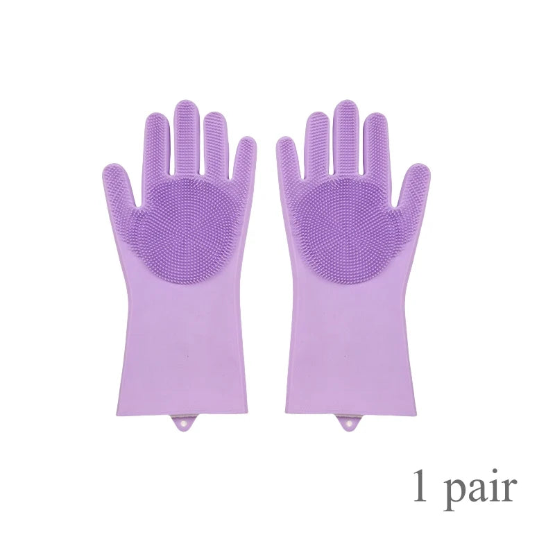 VIBOW Silicone Pet Grooming Gloves