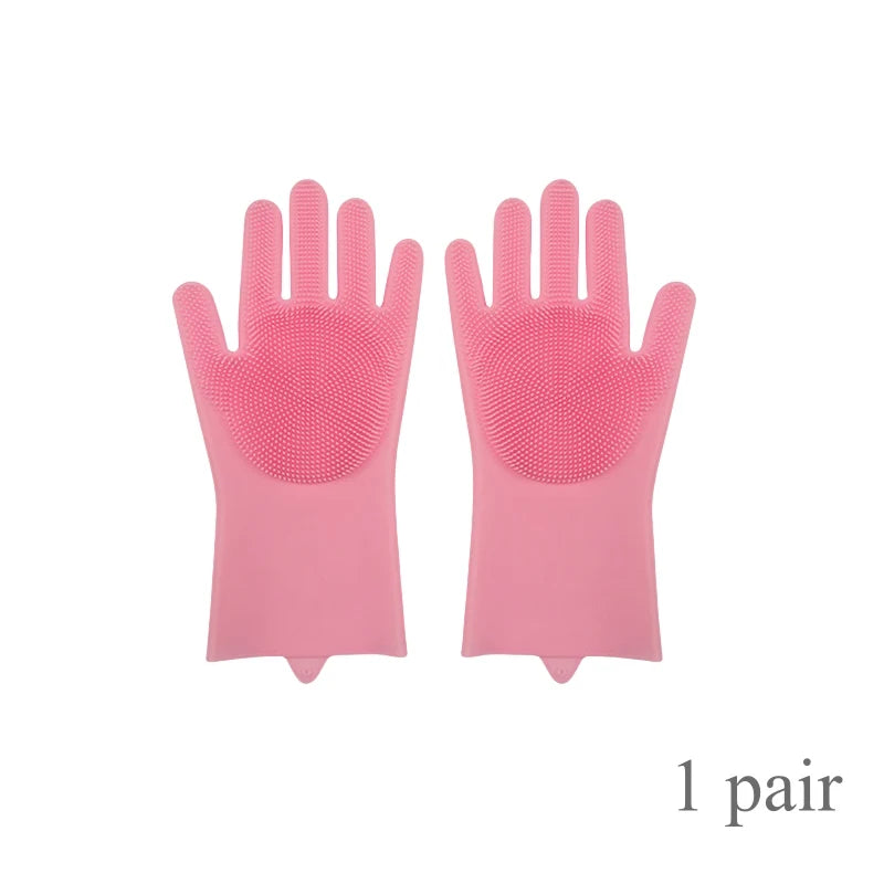 VIBOW Silicone Pet Grooming Gloves