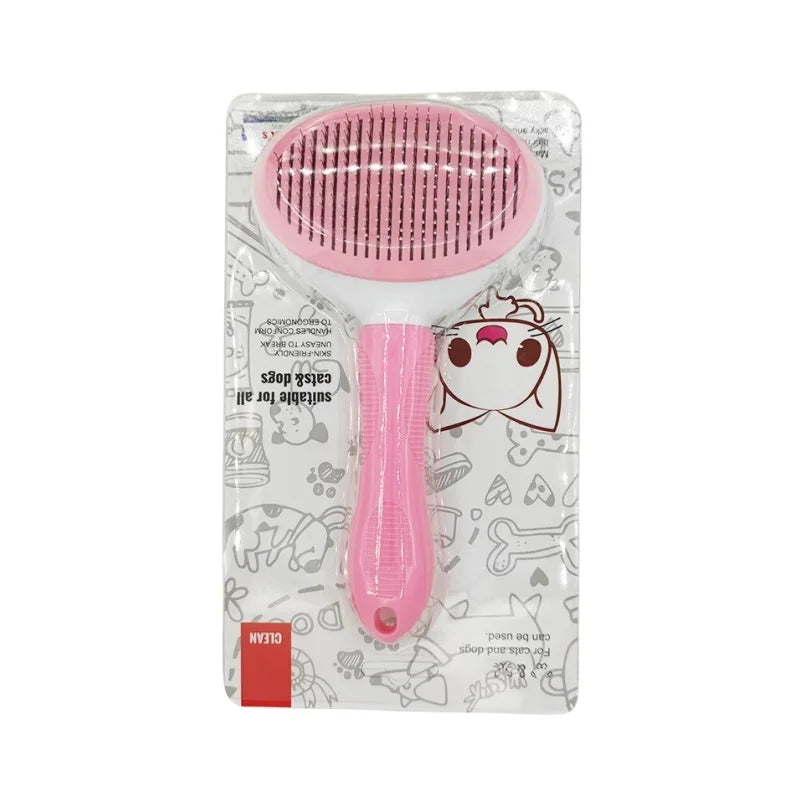VIBOW Self-Cleaning Pet Grooming Comb